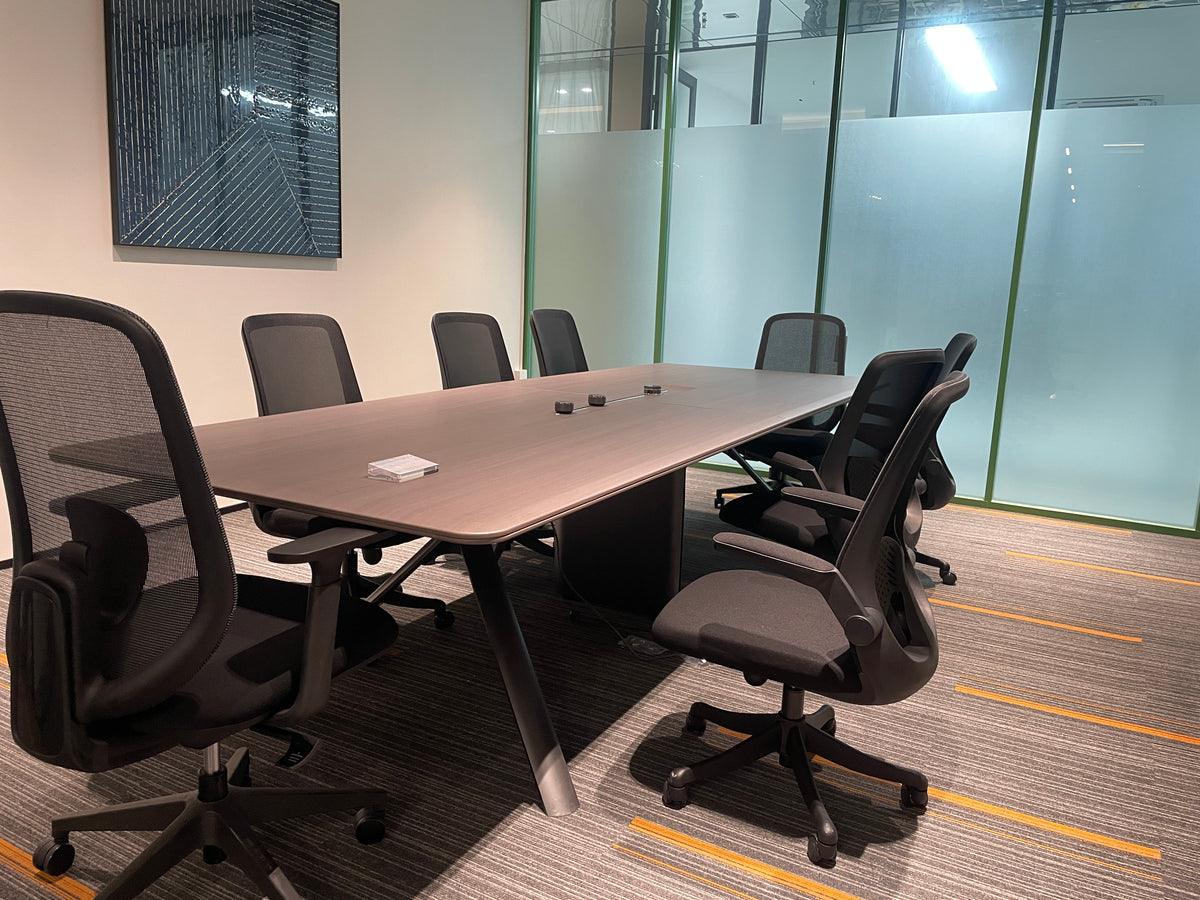 Focus Series Executive Conference Table with Angled Profile Legs